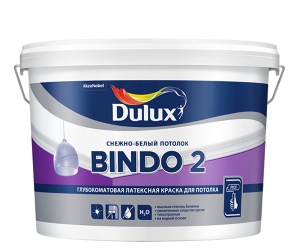 Купить dulux bindo 2 краска для потолков от официального дилера DULUX (ДЮЛАКС)