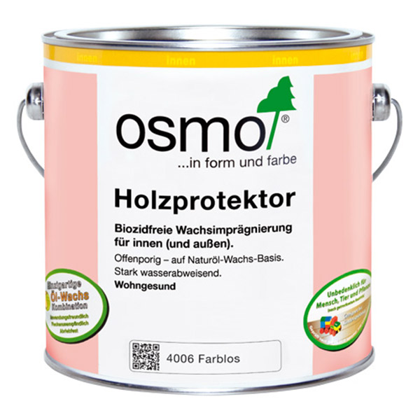 Купить пропитка для древесины с водоотталкивающим эффектом "holzprotektor" osmo от официального дилера 