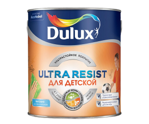 Купить краска для стен износостойкая делюкс ультра резист для детской (dulux ultra resist) от официального дилера DULUX (ДЮЛАКС)