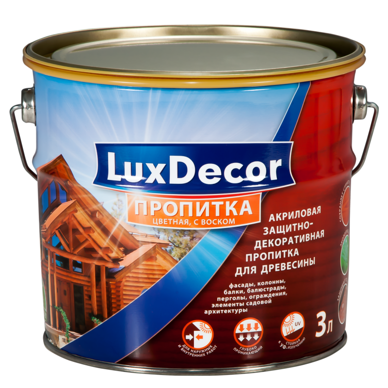 Купить lux decor пропитка для дерева от влаги и гниения от официального дилера LUXDECOR (ЛЮКСДЕКОР)