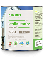Купить укрывная краска, белая 461 landhausfarbe от официального дилера G NATURE (Джи Натур)