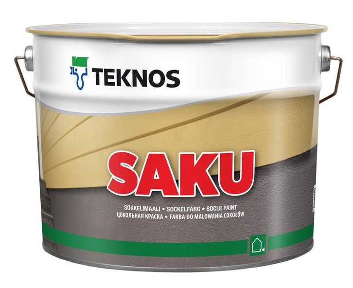 Купить teknos saku  (текнос цаку) фасадная краска от официального дилера TEKNOS (ТЕКНОС)