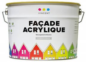 Купить краска для наружных работ и фасадов vincent f-2(винцент) exterior от официального дилера VINCENT (ВИНСЕНТ)