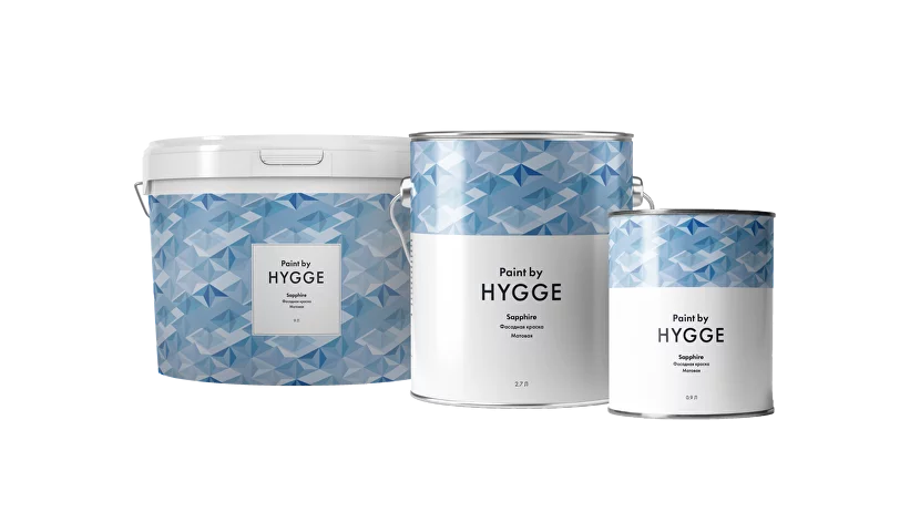 Купить hygge sapphire матовая водно-дисперсионная краска для наружных работ от официального дилера HYGGE