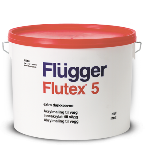 Купить акриловая краска для внутренних работ flugger flutex 5 (флюгер флютекс 5) от официального дилера FLUGGER (ФЛЮГЕР)