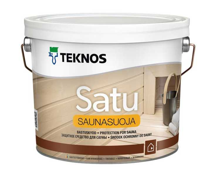 Защитное средство для бань и саун Teknos Satu Saunasuoja (Текнос Сату Сауна)