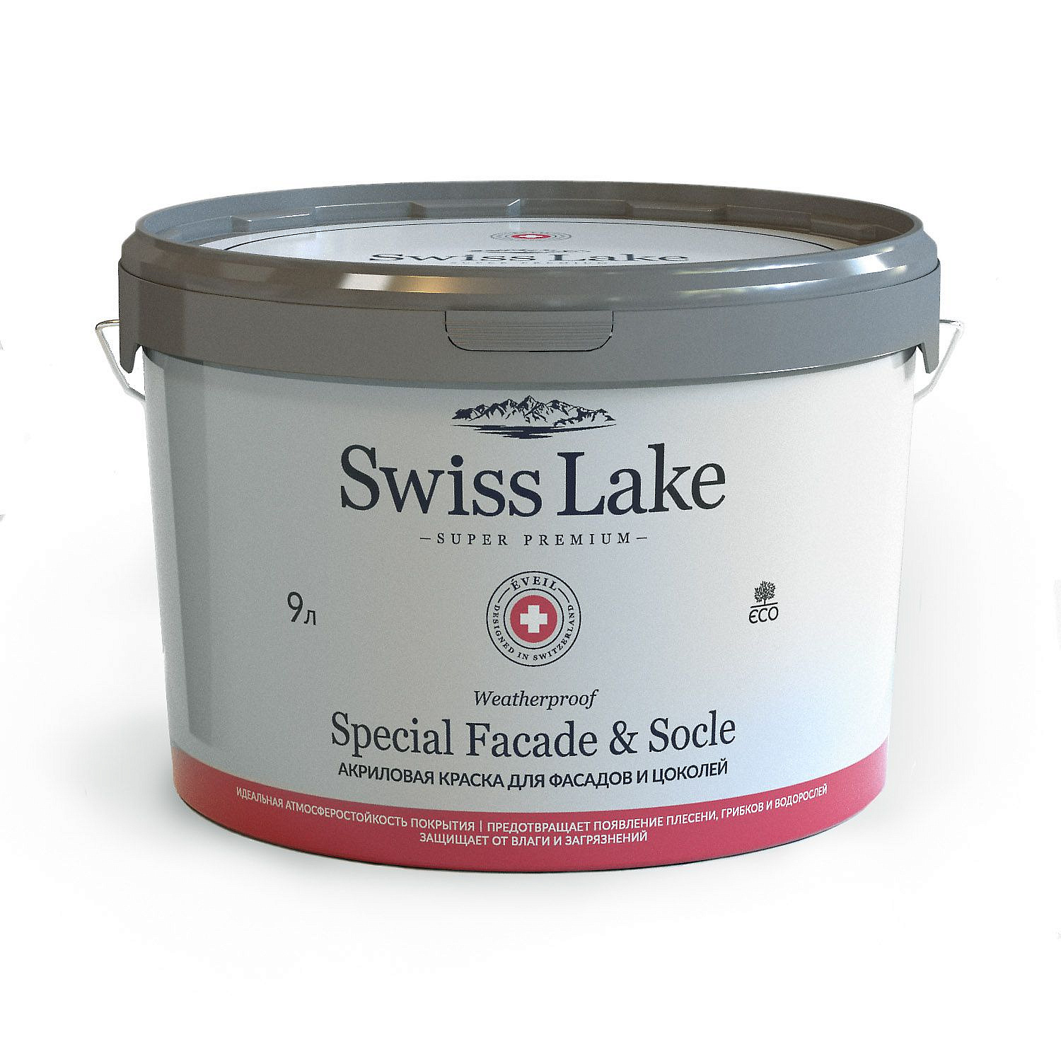 Купить акриловая краска для фасадов и цоколей special faсade & socle (swiss lake) от официального дилера SWISS LAKE