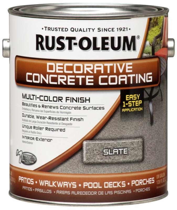 Купить rust-oleum краска для бетона с эффектом камня (decorative concrete coating multi-color finish) от официального дилера RUST-OLEUM