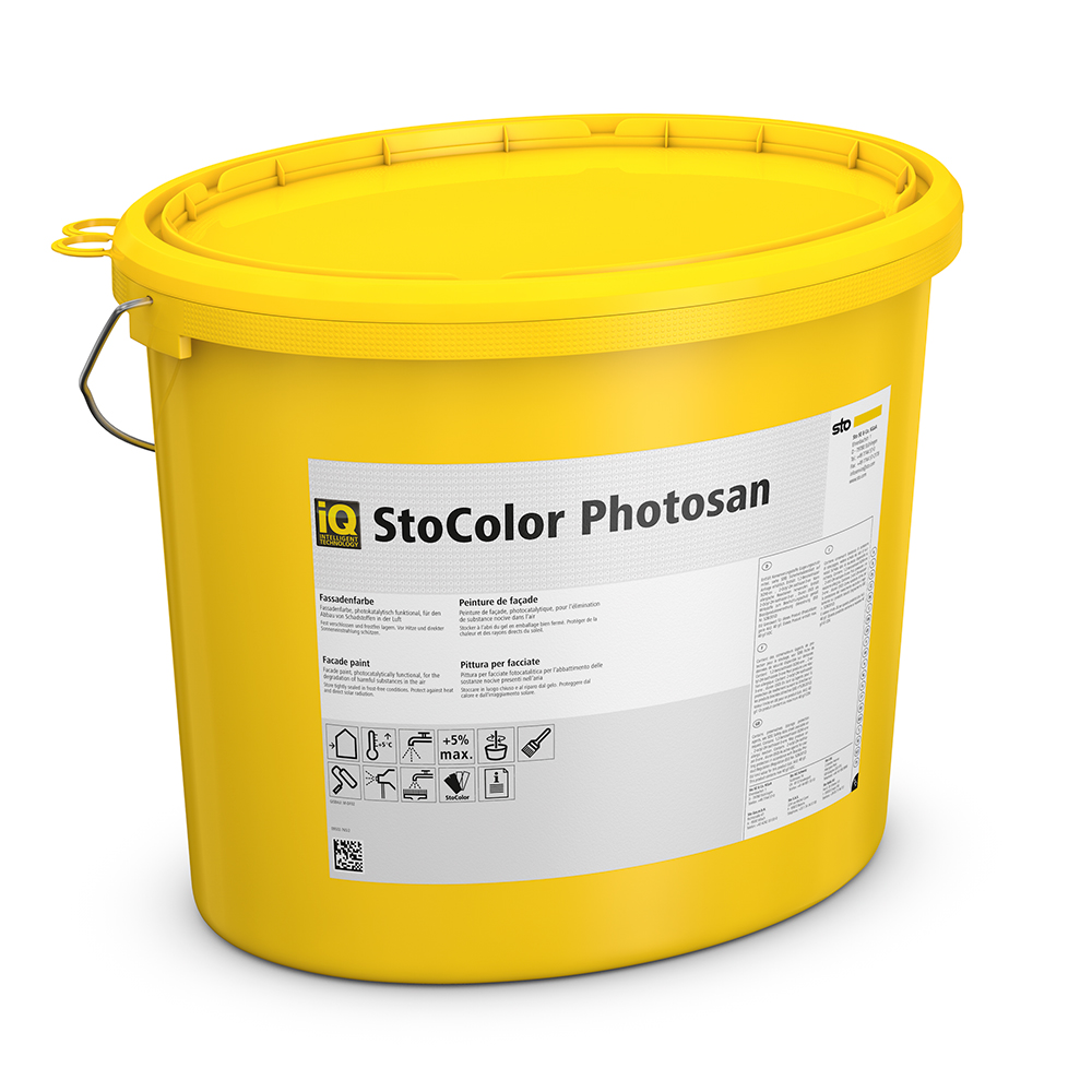 Купить активная фасадная краска stocolor photosan (сто) от официального дилера STO