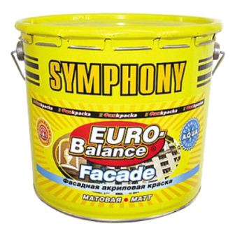 Купить фасадная краска евробаланс фасад аква симфония от официального дилера SYMPHONY (СИМФОНИЯ)