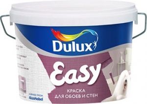 Купить матовая краска для обоев и стен делюкс изи (dulux ease) от официального дилера DULUX (ДЮЛАКС)