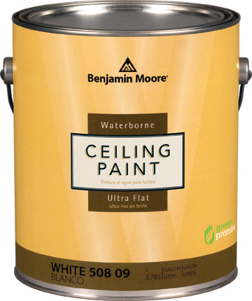 Купить краска супер матовая потолочная benjamin moor waterborne ceiling paint 508 от официального дилера BENJAMIN MOORE (БЕНЖАМИН МУР)